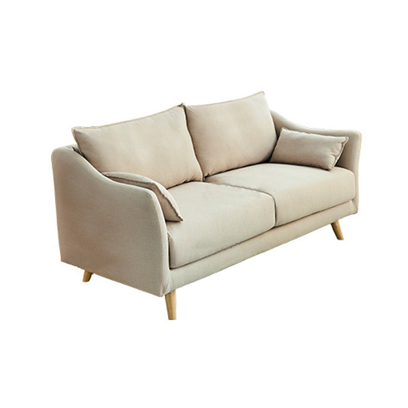 Contemporary Fabric Tight Back Sofa 30.71"High Loose Back Slipcovered Sofa Clearhalo 'furn' 'furn_sofas' 'Furniture' 'Living Room Furniture' 'Sofa' 'sofas' 5113874