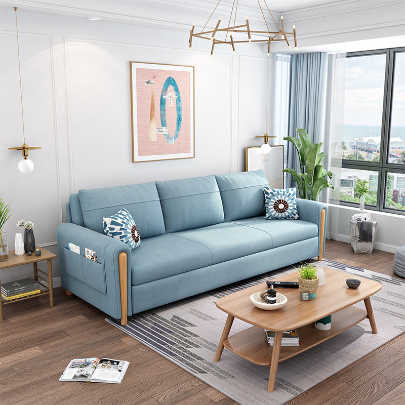 59.06 "W √ó 32.68" D √ó 38.58 "H vierkante armslaper met opslag en opvouwbaar