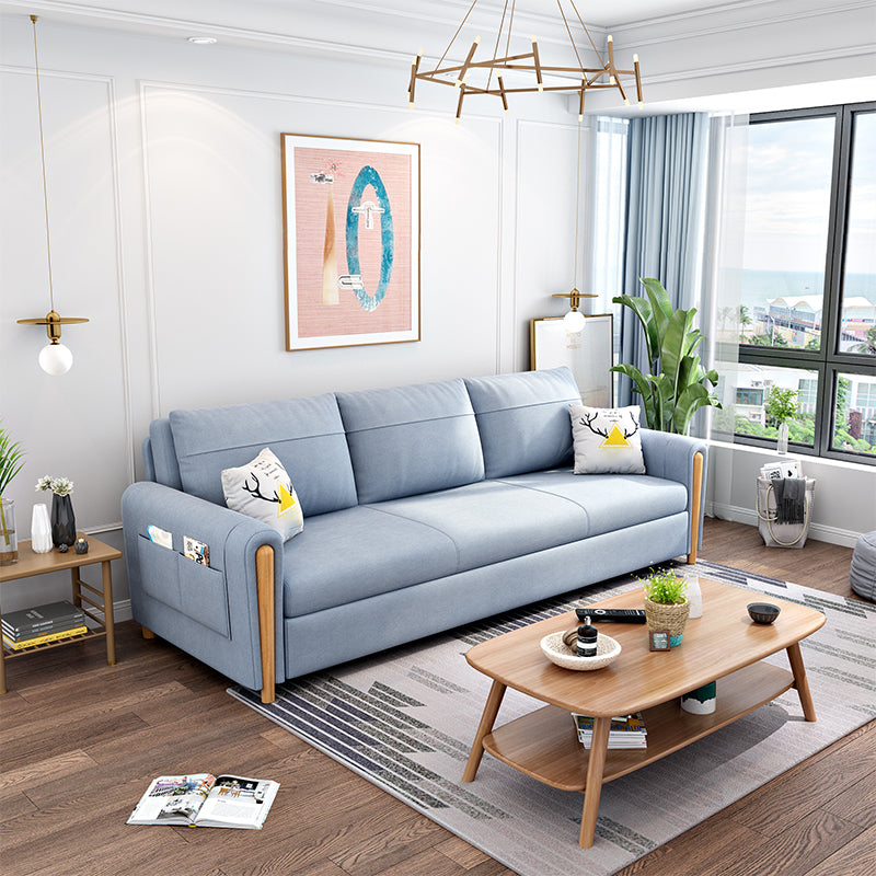 59.06 "W √ó 32.68" D √ó 38.58 "H vierkante armslaper met opslag en opvouwbaar