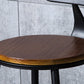 Indoor Industrial Style Wood Top Barstool Metal 4 Legs Bar Stool with Pedal Clearhalo 'Bar Furniture' 'Bar Stools' 'bar_stools' 'furn' 'furn_bar_stools' 'Furniture' 'Kitchen & Dining Furniture' 5118520