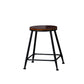 Indoor Industrial Style Wood Top Barstool Metal 4 Legs Bar Stool with Pedal Clearhalo 'Bar Furniture' 'Bar Stools' 'bar_stools' 'furn' 'furn_bar_stools' 'Furniture' 'Kitchen & Dining Furniture' 5118529