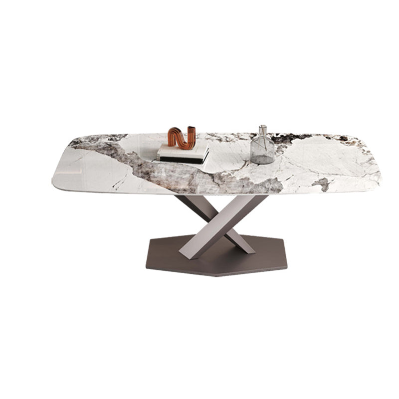 Nordic Glam Sintered Stone Dining Table Set 1/4/5/6/7 Pieces Dining Set