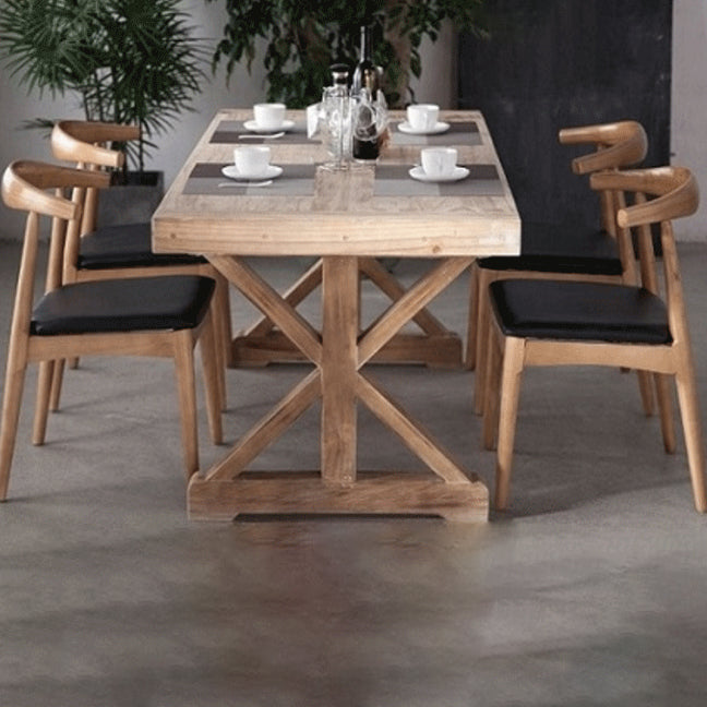 Glam Style Rectangle Solid Wood Dining Set 1/2/3/5 Pieces Dining Set for Dining Areas