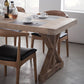 Glam Style Rectangle Solid Wood Dining Set 1/2/3/5 Pieces Dining Set for Dining Areas