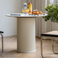 Simplicity Round Top Restaurant Table White Metal Base Dining Table Clearhalo 'Dining Tables & Seating' 'Dining Tables' 'dining_table' 'furn' 'furn_dining_table' 'Furniture' 'Kitchen & Dining Furniture' 5118952