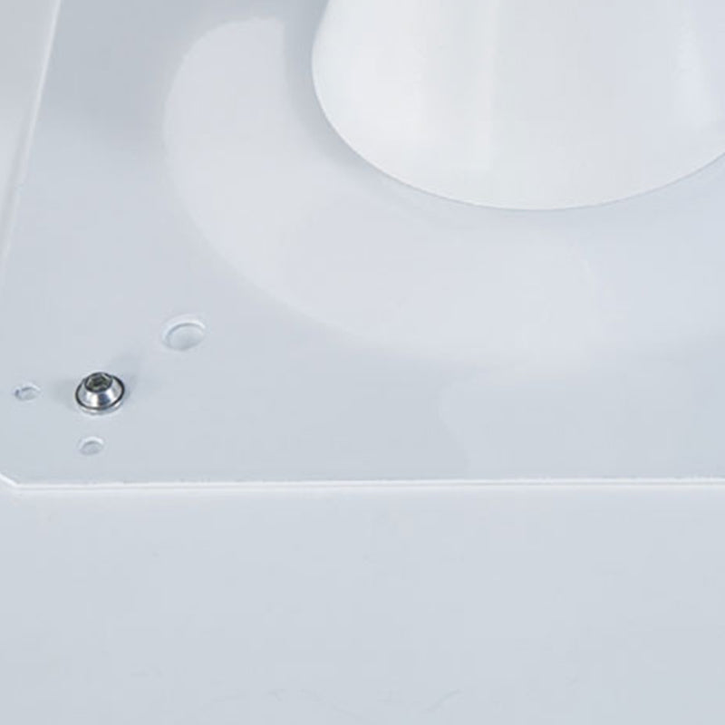 Mesa de madera moderna para mesa redonda de restaurantes con pedestal de metal