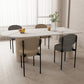 Free Form Sintered Stone Dining Table White Dining Table with Pedestal