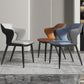 Metal Indoor Upholstered Chair with Arms Metallic Finish Open Back Side Chair