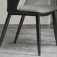 Metal Indoor Upholstered Chair with Arms Metallic Finish Open Back Side Chair