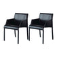 Arm Dining Chairs Modern Faux Leather Kitchen Side Chairs for Dining Room