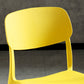 Plastic Contemporary Armless Chair Open Back Kitchen Room Chair