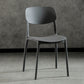 Plastic Contemporary Armless Chair Open Back Kitchen Room Chair