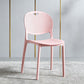 Plastic Contemporary Armless Chair Open Back Kitchen Room Chair
