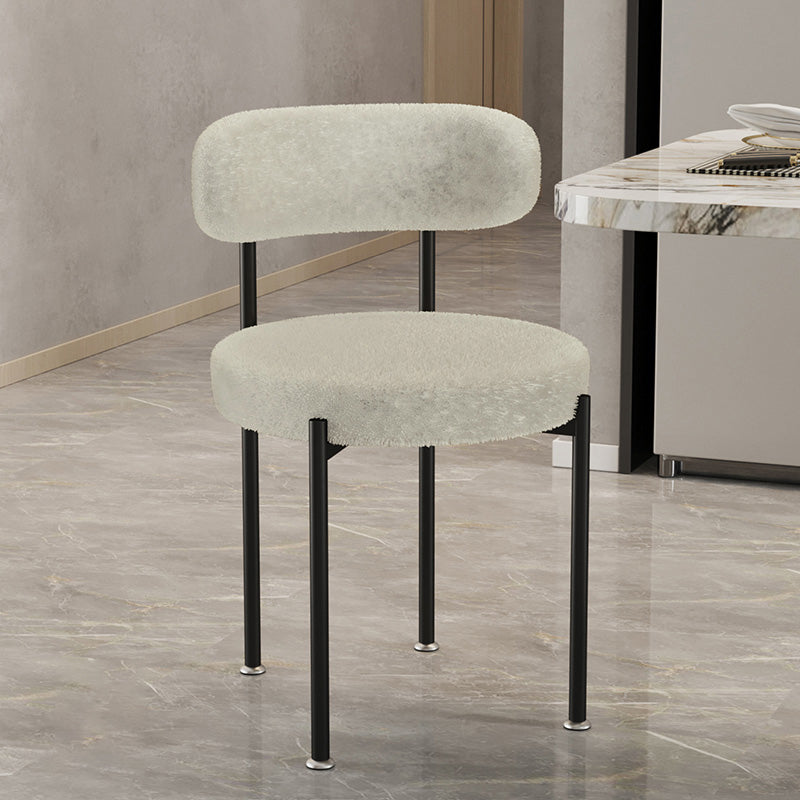 Contemporary Open Back Chair Upholstered Dining Side Chair for Home Clearhalo 'Dining Chairs' 'Dining Tables & Seating' 'dining_chair' 'furn' 'furn_dining_chair' 'Furniture' 'Kitchen & Dining Furniture' 5119629