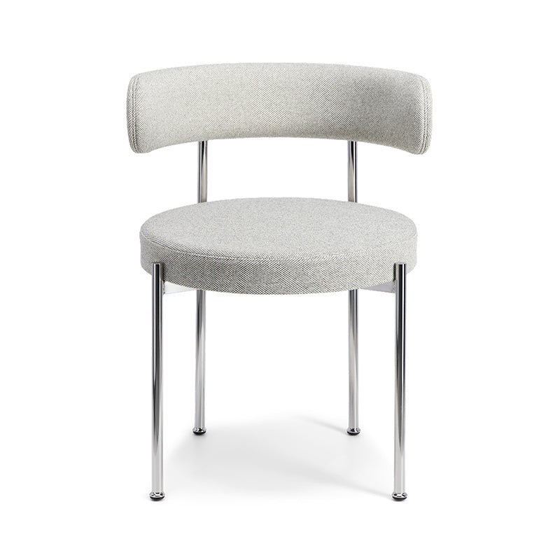 Contemporary Open Back Chair Upholstered Dining Side Chair for Home 1 Piece Clearhalo 'Dining Chairs' 'Dining Tables & Seating' 'dining_chair' 'furn' 'furn_dining_chair' 'Furniture' 'Kitchen & Dining Furniture' 5119634