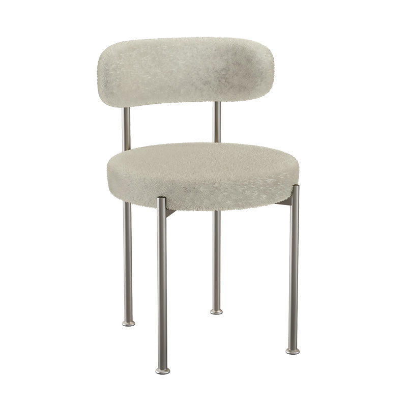 Contemporary Open Back Chair Upholstered Dining Side Chair for Home 1 Piece Clearhalo 'Dining Chairs' 'Dining Tables & Seating' 'dining_chair' 'furn' 'furn_dining_chair' 'Furniture' 'Kitchen & Dining Furniture' 5119653