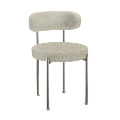 Contemporary Open Back Chair Upholstered Dining Side Chair for Home 1 Piece Clearhalo 'Dining Chairs' 'Dining Tables & Seating' 'dining_chair' 'furn' 'furn_dining_chair' 'Furniture' 'Kitchen & Dining Furniture' 5119653