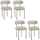 Contemporary Open Back Chair Upholstered Dining Side Chair for Home 4 Piece Set Clearhalo 'Dining Chairs' 'Dining Tables & Seating' 'dining_chair' 'furn' 'furn_dining_chair' 'Furniture' 'Kitchen & Dining Furniture' 5119655