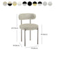 Contemporary Open Back Chair Upholstered Dining Side Chair for Home Clearhalo 'Dining Chairs' 'Dining Tables & Seating' 'dining_chair' 'furn' 'furn_dining_chair' 'Furniture' 'Kitchen & Dining Furniture' 5119656