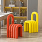 Contemporary Open Back Chair Velvet Dining Side Chair for Indoor