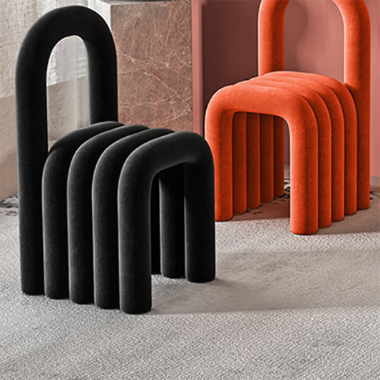 Chaise de dos ouverte contemporaine Velvet Dining Dining Fide pour intérieur