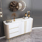 Sideboard Sideboard Sinterizzata Sinterizzata Glam con cassetti per soggiorno