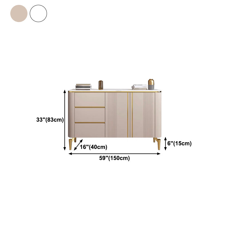 Sideboard Sideboard Sinterizzata Sinterizzata Glam con cassetti per soggiorno
