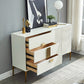 Sideboard in legno ingegnerizzato ingegnerizzato in stile glam per soggiorno
