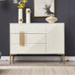 Sideboard in legno ingegnerizzato ingegnerizzato in stile glam per soggiorno