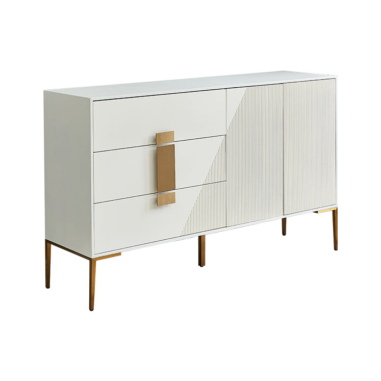 Sideboard in legno ingegnerizzato ingegnerizzato in stile glam per soggiorno