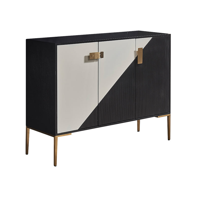 Sideboard in legno ingegnerizzato ingegnerizzato in stile glam per soggiorno