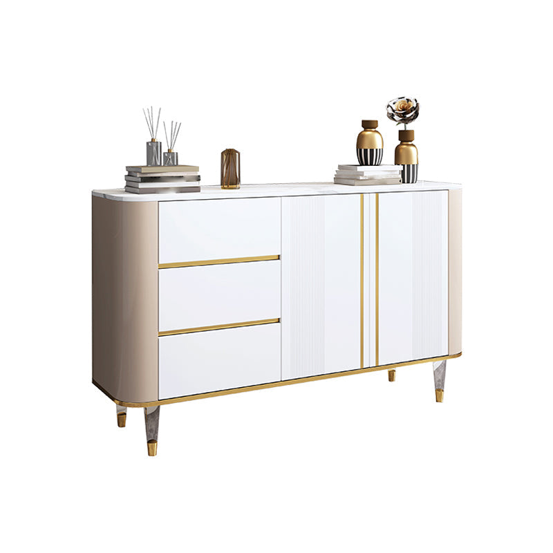 Luxury Storage Sideboard Sintered Stone Dining Cabinet Sideboard for Home Clearhalo 'buffet_sideboard' 'Buffets & Sideboards' 'furn' 'furn_buffet_sideboard' 'Furniture' 'Kitchen & Dining Furniture' 5119913