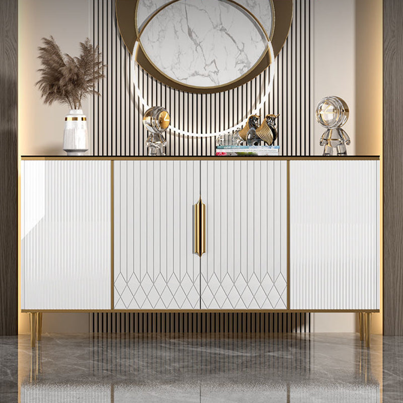 Stone Modern Sideboard Adjustable Shelves Dining Room Sideboard Clearhalo 'buffet_sideboard' 'Buffets & Sideboards' 'furn' 'furn_buffet_sideboard' 'Furniture' 'Kitchen & Dining Furniture' 5119959