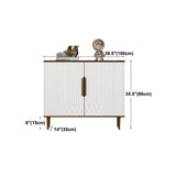 Stone Modern Sideboard Adjustable Shelves Dining Room Sideboard Clearhalo 'buffet_sideboard' 'Buffets & Sideboards' 'furn' 'furn_buffet_sideboard' 'Furniture' 'Kitchen & Dining Furniture' 5119966