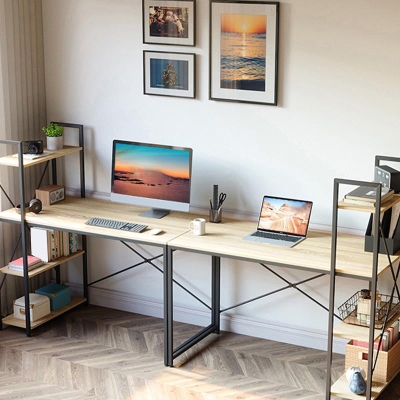 47.24"H Writing Desk Contemporary Style Office Desk for Home and Office Clearhalo 'furn' 'furn_office_desk' 'Furniture' 'Office Desks' 'Office Furniture' 'office_desk' 5119991