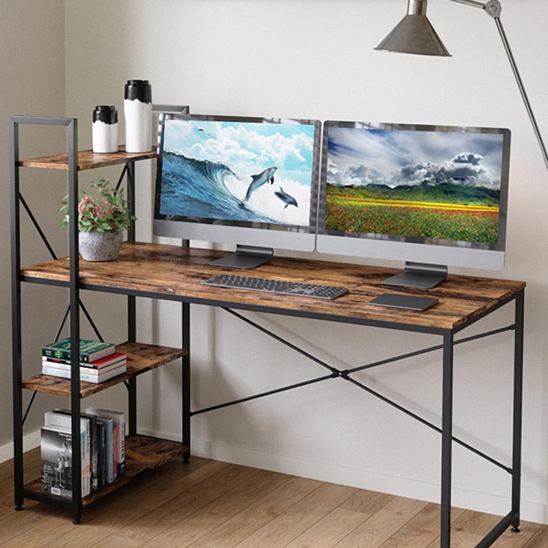 47.24"H Writing Desk Contemporary Style Office Desk for Home and Office Clearhalo 'furn' 'furn_office_desk' 'Furniture' 'Office Desks' 'Office Furniture' 'office_desk' 5120002