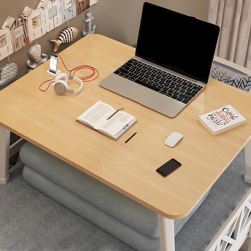 Modern Metal Office Desk White Rectangular Writing Desk for Home Clearhalo 'furn' 'furn_office_desk' 'Furniture' 'Office Desks' 'Office Furniture' 'office_desk' 5120053