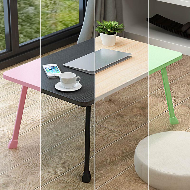 Modern Wooden Folding Office Desk Rectangular Writing Desk for Office Clearhalo 'furn' 'furn_office_desk' 'Furniture' 'Office Desks' 'Office Furniture' 'office_desk' 5120078