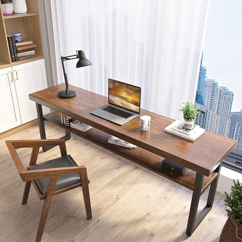 Solid Wood Office Desk Contemporary Style Writing Desk for Home and Office Clearhalo 'furn' 'furn_office_desk' 'Furniture' 'Office Desks' 'Office Furniture' 'office_desk' 5120098