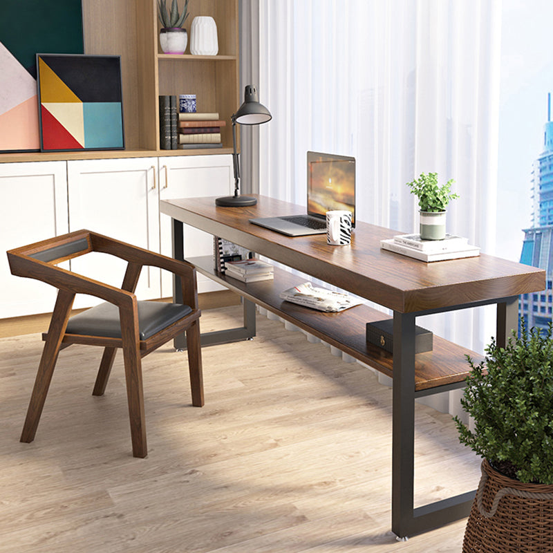 Solid Wood Office Desk Contemporary Style Writing Desk for Home and Office Clearhalo 'furn' 'furn_office_desk' 'Furniture' 'Office Desks' 'Office Furniture' 'office_desk' 5120099