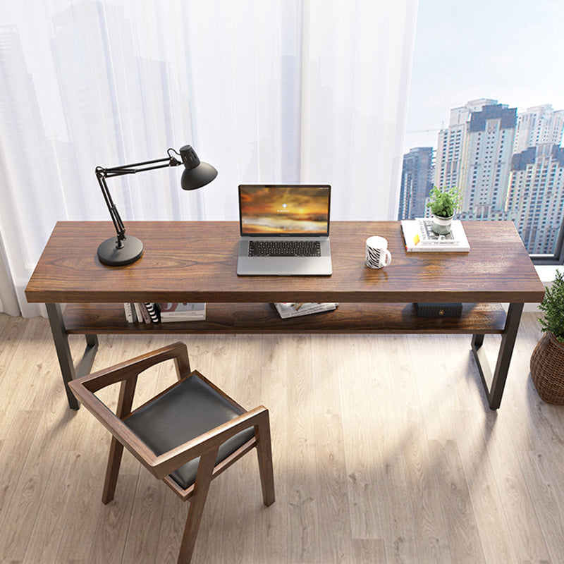 Solid Wood Office Desk Contemporary Style Writing Desk for Home and Office Clearhalo 'furn' 'furn_office_desk' 'Furniture' 'Office Desks' 'Office Furniture' 'office_desk' 5120100