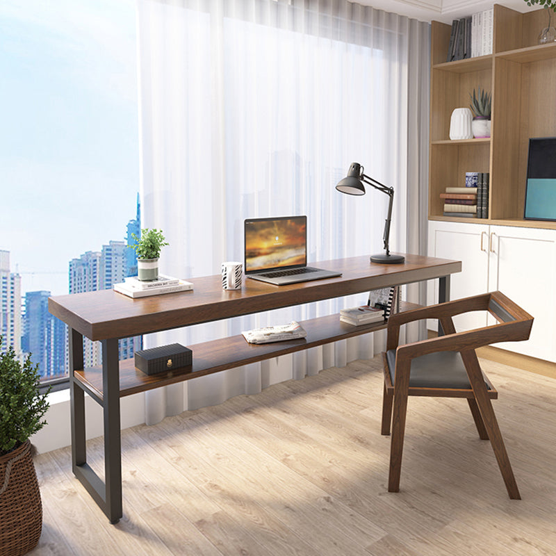 Solid Wood Office Desk Contemporary Style Writing Desk for Home and Office Clearhalo 'furn' 'furn_office_desk' 'Furniture' 'Office Desks' 'Office Furniture' 'office_desk' 5120105