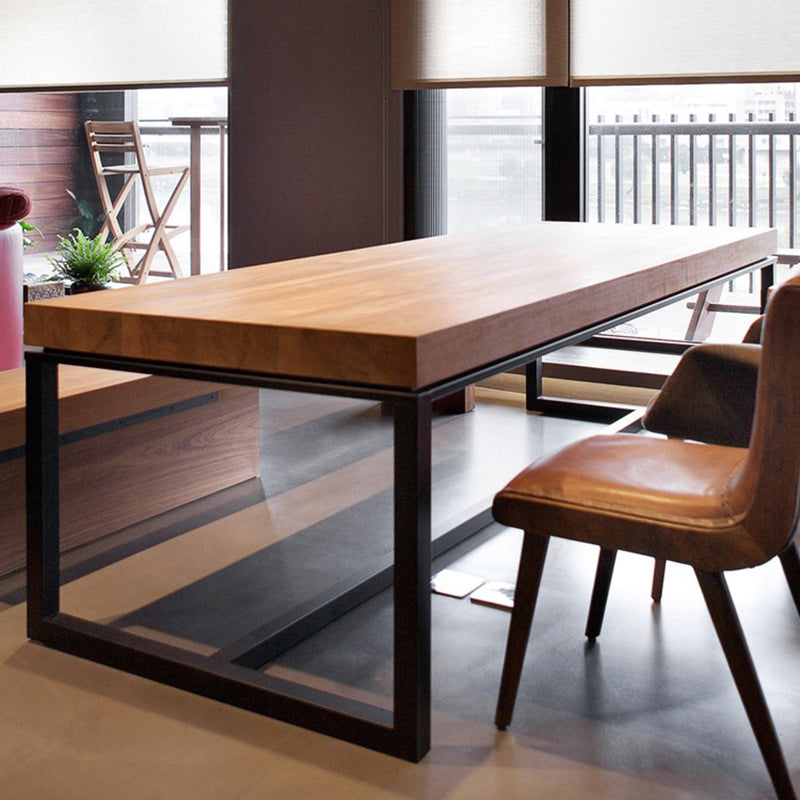 29.53 "H Desk Office Wood Wood Contemporáne de escritura de estilo contemporáneo para la oficina en casa