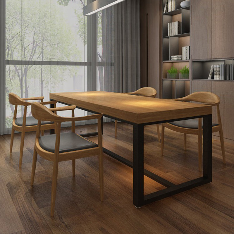 29.53 "H Desk Office Wood Wood Contemporáne de escritura de estilo contemporáneo para la oficina en casa