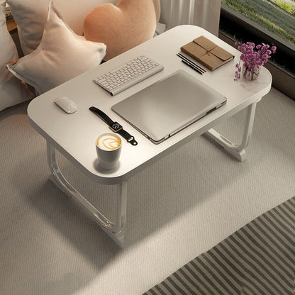 Modern Wooden Office Desk Rectangular Writing Desk for Office 24"L x 16"W x 11"H White Clearhalo 'furn' 'furn_office_desk' 'Furniture' 'Office Desks' 'Office Furniture' 'office_desk' 5120192