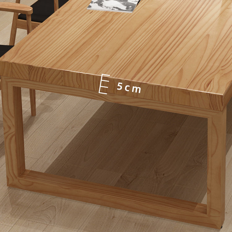 MODERNA RITCHIO RETTANGOLARE DI RITTAGLIO DEI LEGNO STRA SCANDO DI UFFICIO PER CASA