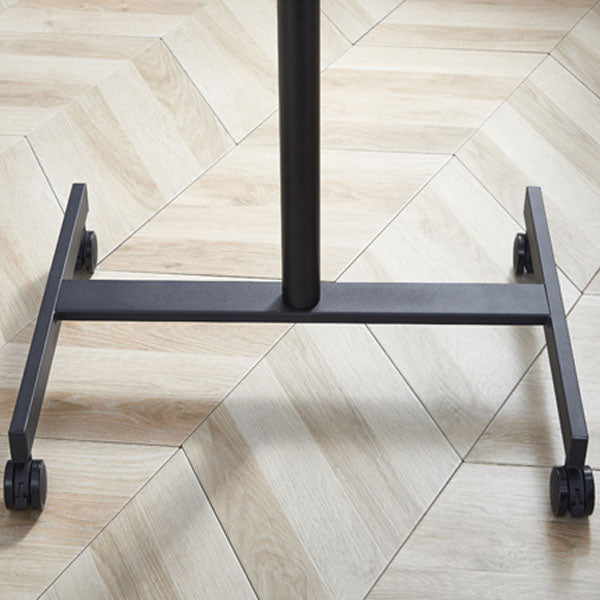 Scrivania in piedi contemporanea scrivania rettangolare con ruote a fuoco