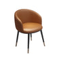 Modern Armless Task Chair Faux Leather Low Back Home Office Chair Brown 1 Piece Clearhalo 'furn' 'furn_office_chair' 'Furniture' 'Office Chairs' 'Office Furniture' 'office_chair' 5120426