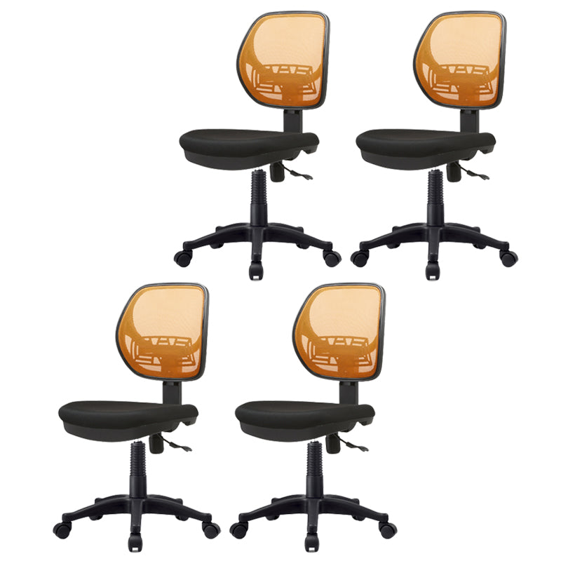 Silla sin altura de altura de asiento ajustable con ruedas de ruedas