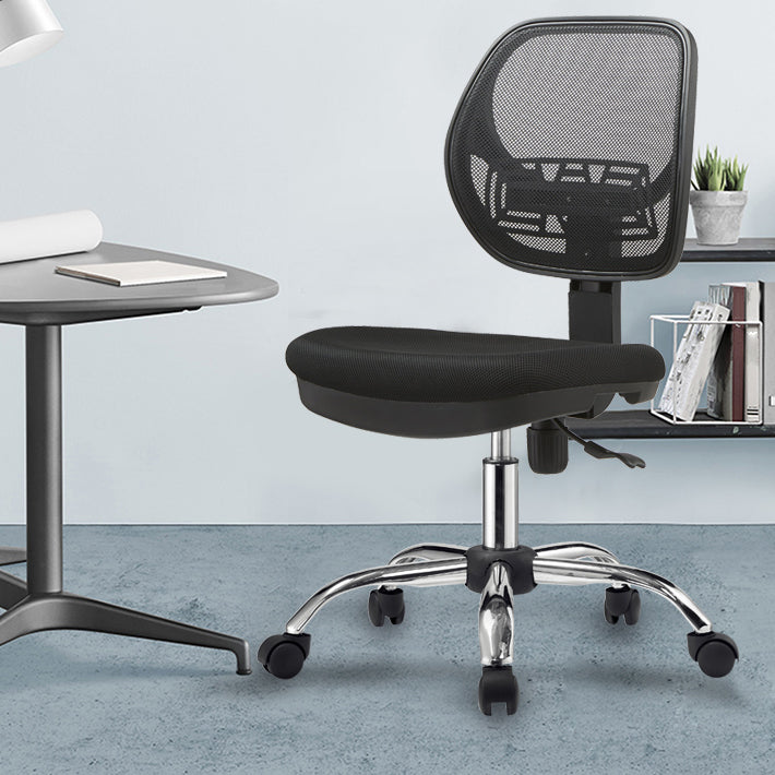 Silla sin altura de altura de asiento ajustable con ruedas de ruedas